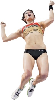 Stabhochspringerin Kristina Gadschiew krönte ihre Leistung mit Bronze bei der Hallen-EM